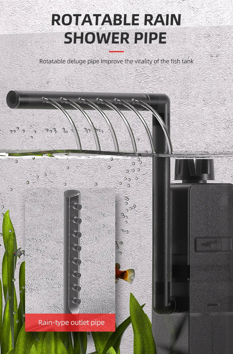 USB fish tank low water filter Aquarium Turtle tank Filter circulation Filtration oxygenation Small fountain