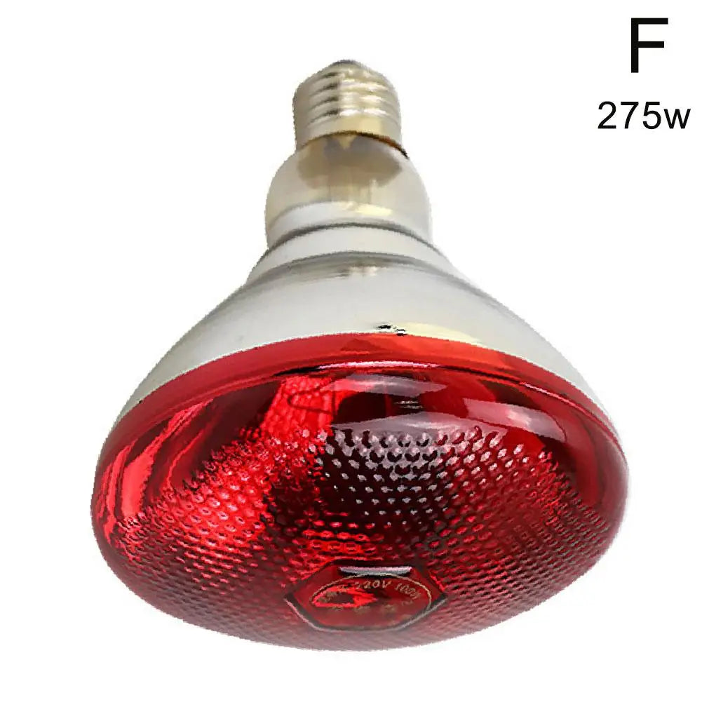 Red Heat Bulb Lamp Heat Preservation Lamp Breeding Heating Lamp Infrared Waterproof Thickening Baking Lamp For Chicks Piglets
