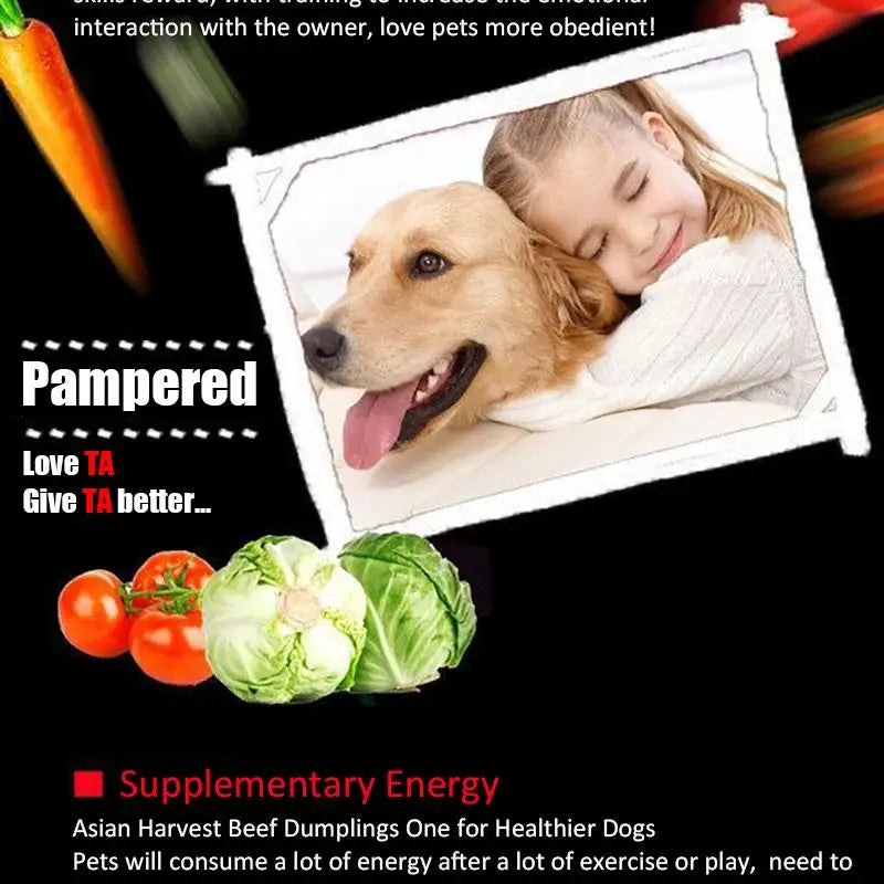 Diced Beef Particles Appetizing Digestive Nutritious Delicious Chewy Adult Dog Puppy Training Rewards Premium Beef Pet Snack