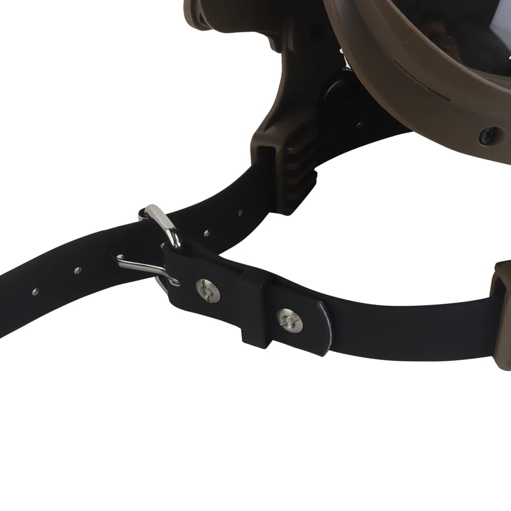 Tactical Dog Military Hunting Training K9 Helmet, Large Dog Patrol Dogs Sheepdog Pet Motorcycle Protective Helmet with Goggles