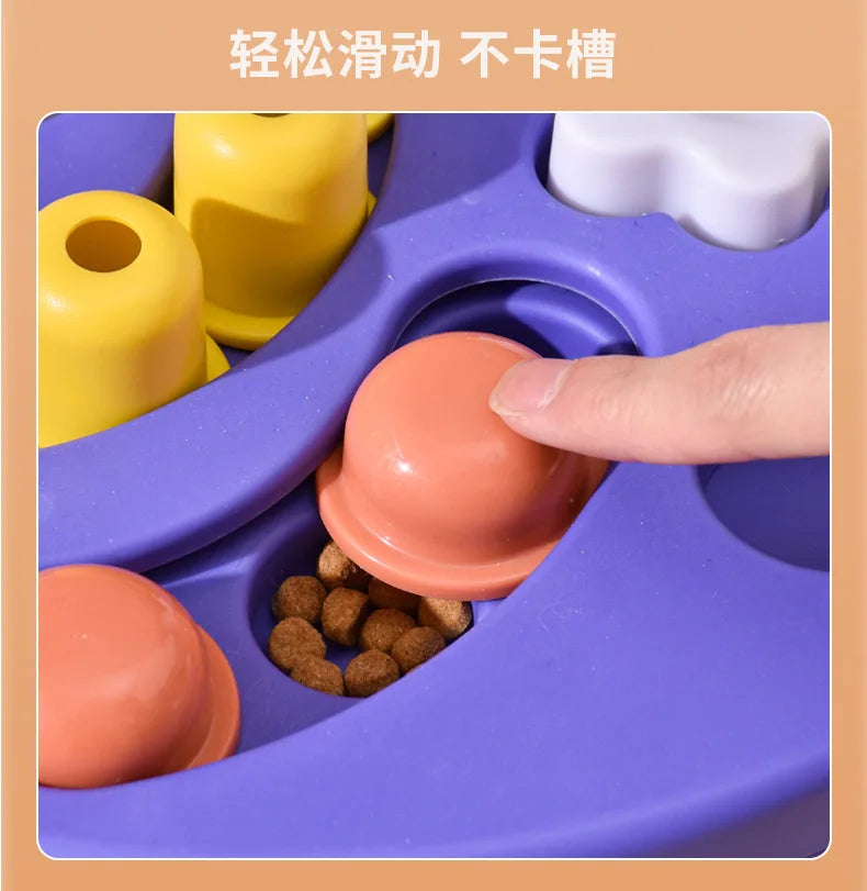 Dog Puzzle Toys Slow Feeder Interactive Increase Puppy IQ Food Dispenser Slowly Eating Non-Slip Bowl Pet Cat Dogs Training Game