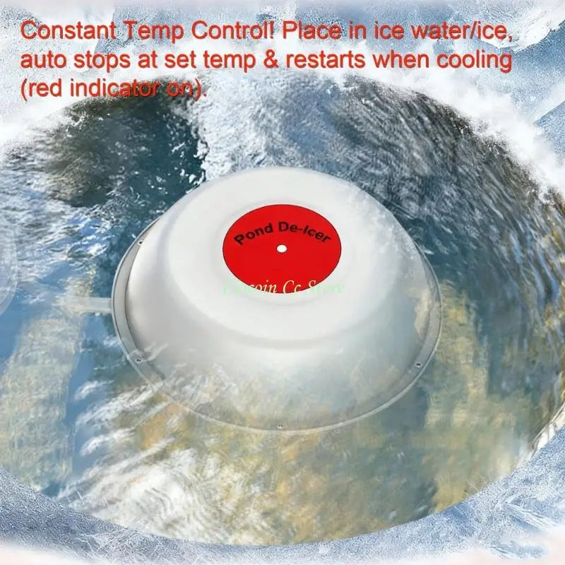 X90F 1000W Floating Thermostatically Controlled Outdoor Pond Heater For Ponds & Livestock Drinking Troughs De-Icing