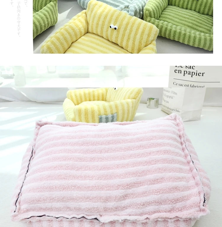 Puppy special sofa kennel winter warm pet Internet celebrity cat nest small dog sleeping mat cushion winter bed
