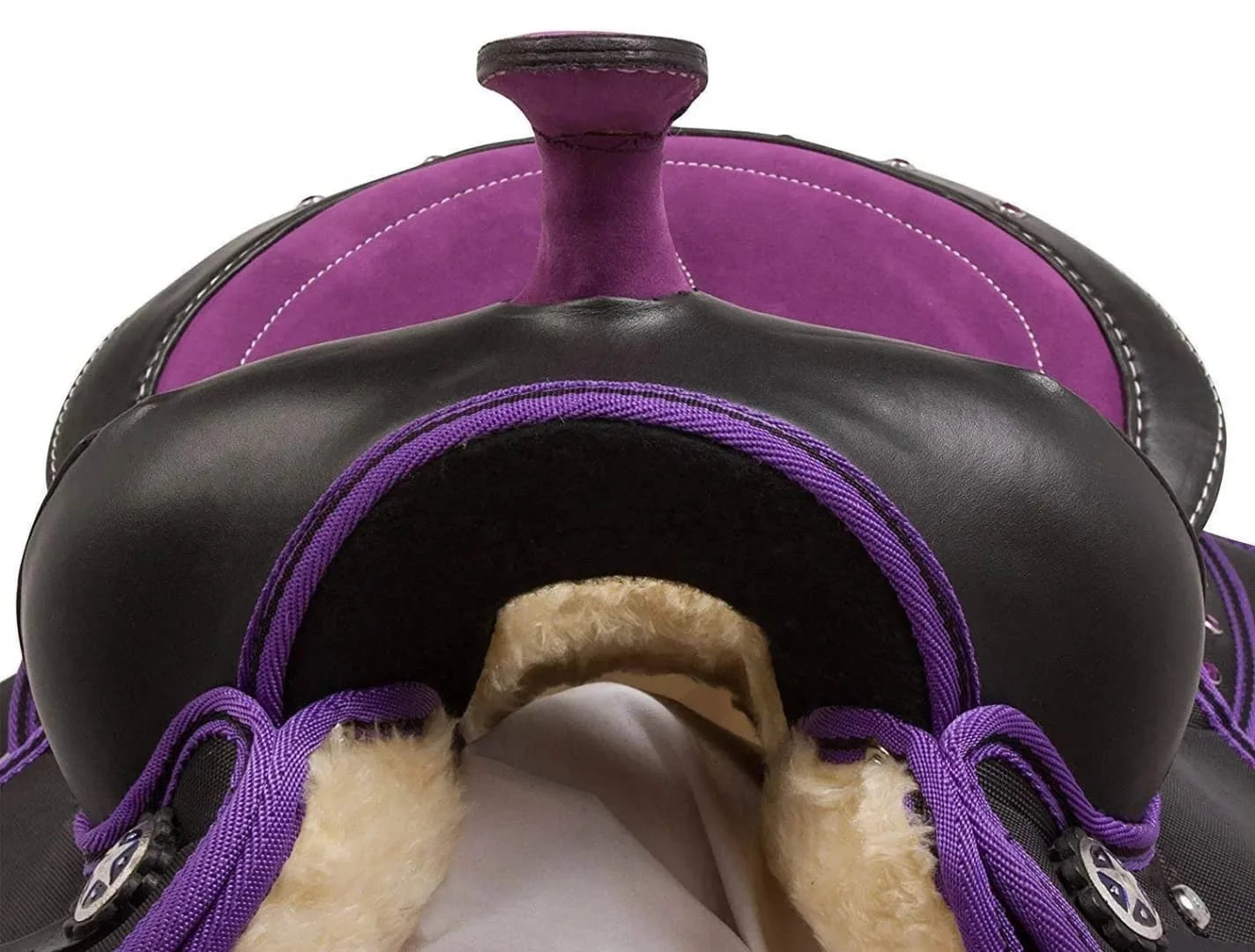 High-quality Western Leather Saddle, comfortable and suitable for long riding, hand-designed