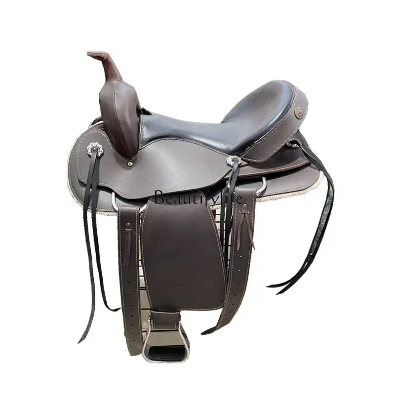 Western Saddle Essence Riding Supplies Pure Cowhide Knight Full Set of Equipment